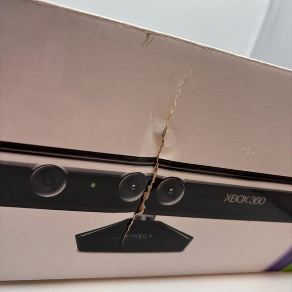 Xbox 360 Kinect Sensor Console Accessories Black Lightly Used in Box Untested - Picture 14 of 16